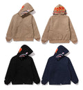 A BATHING APE SHARK WORK HOODIE JACKET