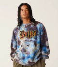 A BATHING APE TIE DYE BOOMBOX CREWNECK ( RELAXED FIT )