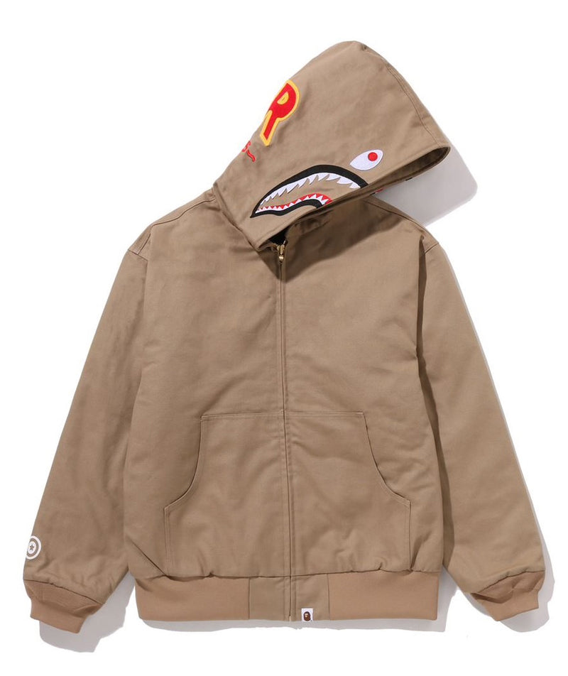 A BATHING APE SHARK WORK HOODIE JACKET