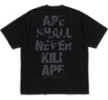A BATHING APE APE HEAD HEAVY WASHED RELAXED FIT TEE