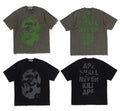 A BATHING APE APE HEAD HEAVY WASHED RELAXED FIT TEE