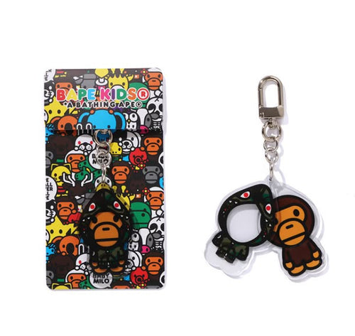 A BATHING APE BAPE KIDS MILO SHARK ACRYLIC KEYCHAIN
