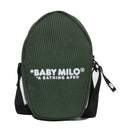 A BATHING APE BAPE KIDS ABC CAMO MILO SHARK SHOULDER BAG