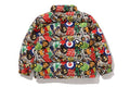 A BATHING APE BAPE KIDS BAPE MILO ASSORTED DOWN JACKET