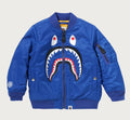 A BATHING APE BAPE KIDS SHARK MA-1 JACKET