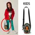A BATHING APE BAPE KIDS ABC CAMO MILO SHARK SHOULDER BAG