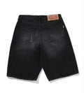 A BATHING APE TWIN STA RELAXED FIT DENIM SHORTS
