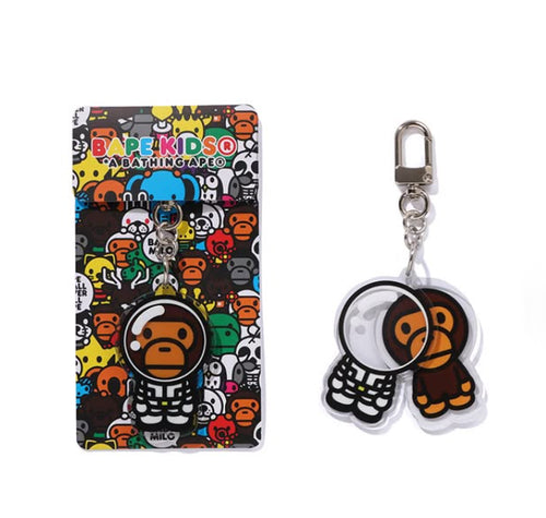 A BATHING APE BAPE KIDS MILO COSMOS ACRYLIC KEYCHAIN