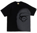 A BATHING APE SPRAY PRINT APE HEAD RELAXED FIT TEE #1