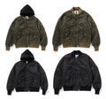 A BATHING APE NYLON MA-1 JACKET