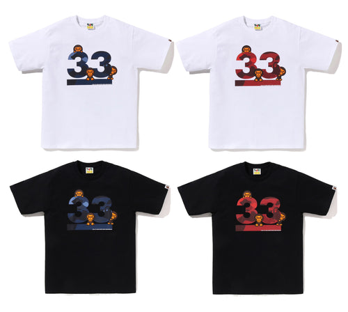 A BATHING APE A BATHING APE 33RD ANNIV. BABY MILO TEE