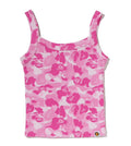A BATHING APE Ladies' BABY LISA ABC CAMO TANK TOP