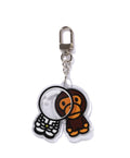 A BATHING APE BAPE KIDS MILO COSMOS ACRYLIC KEYCHAIN