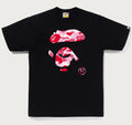 A BATHING APE ABC CAMO APE FACE TEE