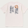 A BATHING APE PAISLEY PATTERN TIGER FACE TEE