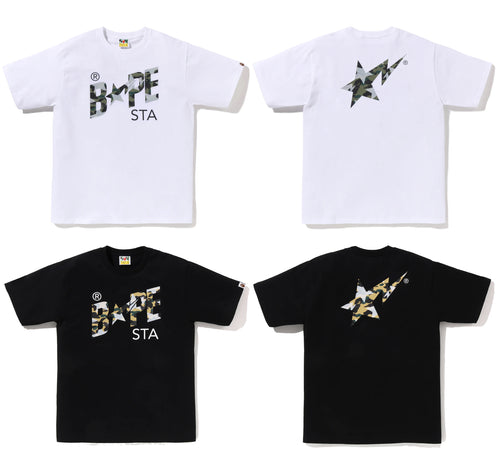 A BATHING APE STA OVER PRINT 1ST CAMO BAPE STA TEE