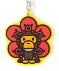 A BATHING APE BAPE KIDS BABY MILO FRIENDS RUBBER KEYCHAIN