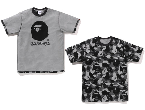 A BATHING APE COMME des GARÇONS CDG OSAKA Limited CAMO INSIDE OUT TEE