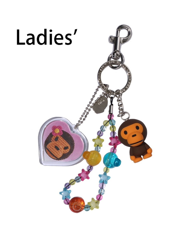 A BATHING APE Ladies' BABY MILO KEYCHAIN