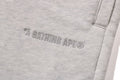 A BATHING APE BATHING APE LOGO KNEE LENGTH RELAXED FIT SWEAT SHORTS