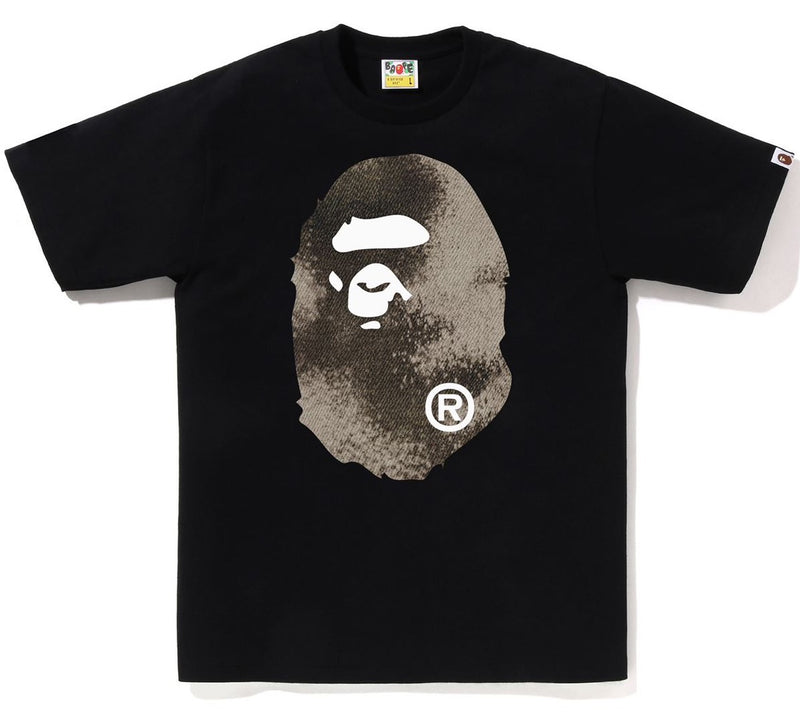 A BATHING APE HIGH TONE BLEACH BIG APE HEAD TEE