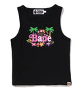 A BATHING APE Ladies' BABY LISA ON BAPE SUMMER TANK TOP
