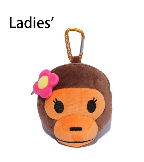 A BATHING APE Ladies' BABY LISA PLUSH POUCH