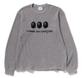 A BATHING APE COMME des GARÇONS CDG OSAKA Limited WAFFLE L/S TEE