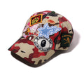 A BATHING APE Ladies' HYBRID CAMO MULTI LOGO CAP