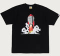 A BATHING APE APE HEAD ROCKET TEE