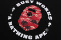 A BATHING APE PALM TREE CAMO BUSY WORKS STA RELAXED FIT TEE