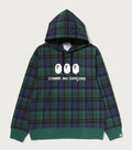 A BATHING APE BAPE x COMME des GARCONS CDG OSAKA Limited BAPE CHECK PULLOVER HOODIE