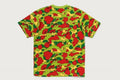A BATHING APE STA CAMO RHINESTONE BAPE LOGO TEE