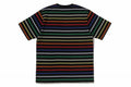 A BATHING APE GRADIENT RAINBOW STRIPE ONE POINT TEE