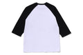 A BATHING APE COLLEGE RAGLAN L/S TEE - happyjagabee store