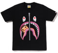 A BATHING APE Ladies' 3D MILO SHARK TEE
