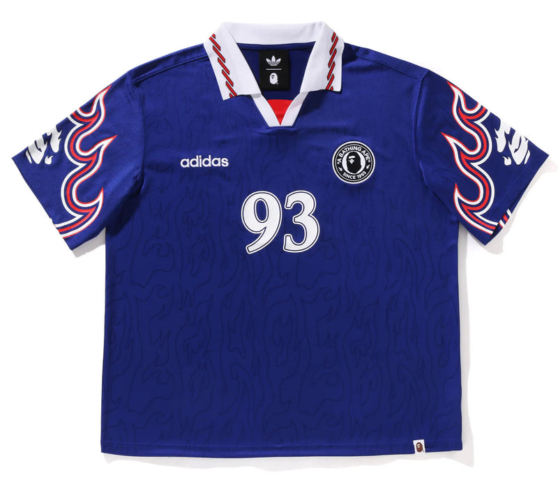 A BATHING APE BAPE x ADIDAS World Cup Pack FLAME JERSEY ( RELAXED FIT ) - happyjagabee store