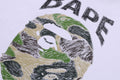 A BATHING APE ABC CAMO HAND DRAW APE HEAD RELAXED FIT TEE