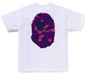 A BATHING APE COLOR CAMO BIG APE HEAD TEE