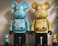 A BATHING APE BAPE x MEDICOM TOY VGH ALMOND BLOSSOM SHARK BE@RBRICK 100%&400% SET
