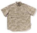 A BATHING APE BAPE BY KAZUKI KURAISHI DIGITAL COLOR CAMO LONG SLEEVES SHIRT