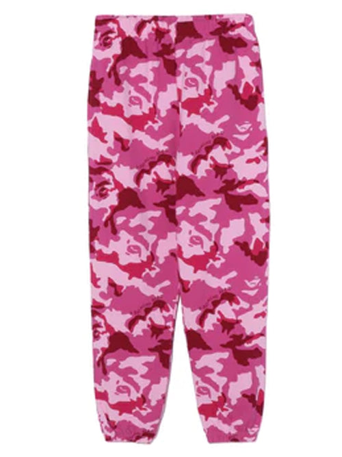 A BATHING APE Ladies' WOODLAND CAMO SWEAT PANTS