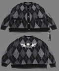 A BATHING APE BAPE x mastermind JAPAN ARGYLE CHECK MOHAIR KNIT