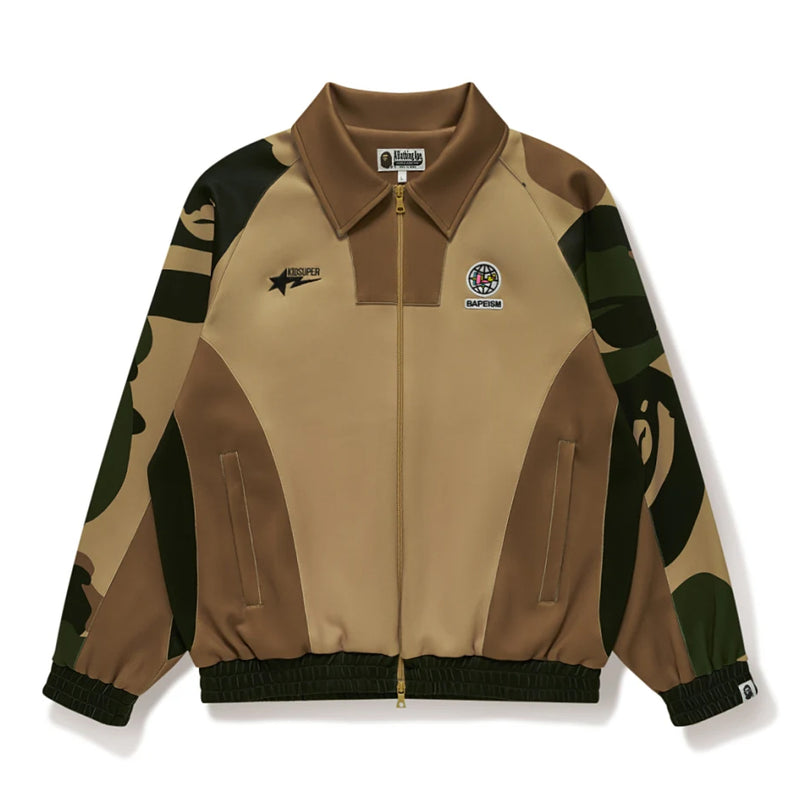 A BATHING APE BAPE x KIDSUPER PATCHWORK TRACK JACKET