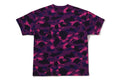A BATHING APE Ladies' BAPE LOGO COLOR CAMO OVERSIZED TEE - happyjagabee store