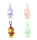 A BATHING APE BABY MILO STORE BABY MILO FUR PLUSH DOLL KEYCHAIN