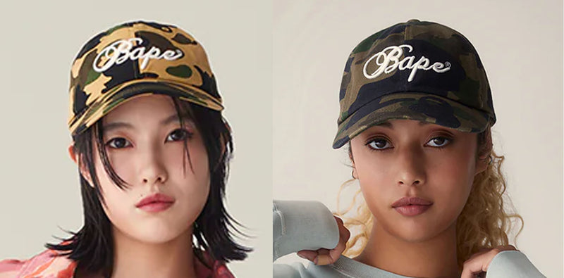 A BATHING APE Ladies' 1ST CAMO BAPE PANEL CAP