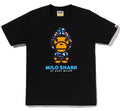 A BATHING APE Ladies' ABC CAMO MILO SHARK FZH TEE