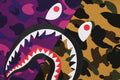 A BATHING APE SPLIT CAMO SHARK TEE