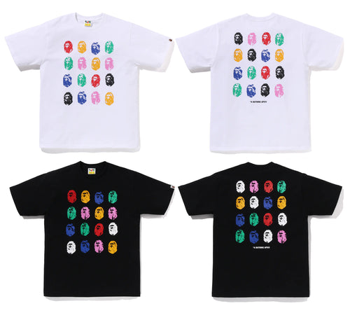 A BATHING APE 32ND ANNIV. APE HEAD TEE